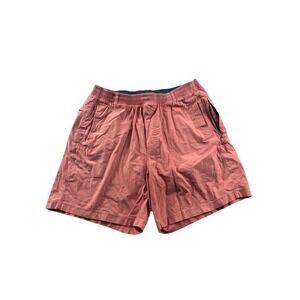 Birddogs Shorts Mens XL Classic Salmon Lined Elastic Waist Drawstring Cotton